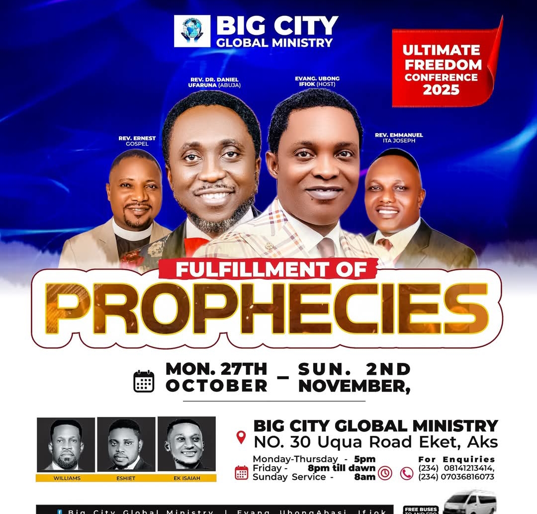 Daily Grace Devotional October 16, 2025 By Evang Ubong Ifiok